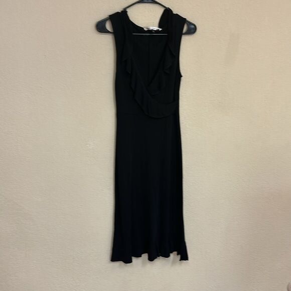 Diane Von Furstenberg Black Midi Dress - Picture 3 of 6